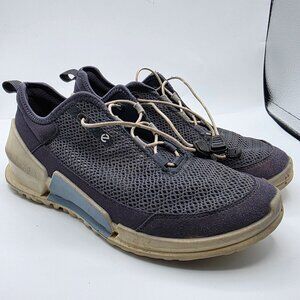 Ecco Biom K1 Boys Size 4.5 Gray Sneaker Shoes Casual Walking Comfort School